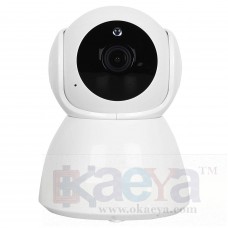 OkaeYa WiFi Pan Camera 1080P HD Infrared Home Security Surveillance Camera (White)